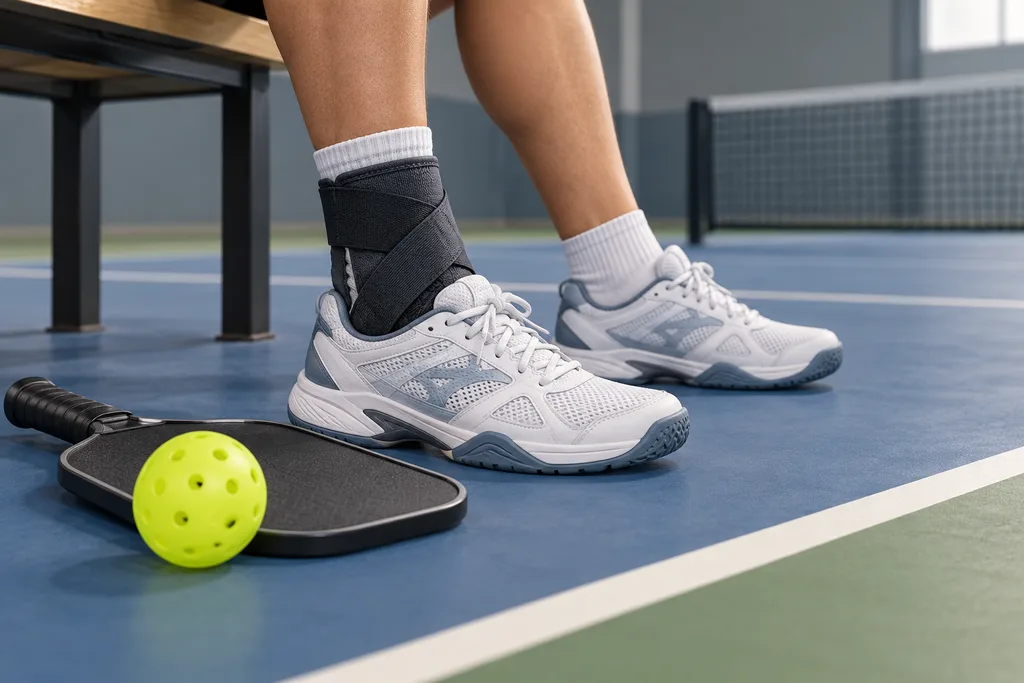 Illustration de l'article « Chaussures et blessures au pickleball : ce que disent les études »